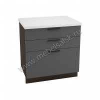 Шкаф нижний с 3-мя ящиками 800, ШН3Я 800